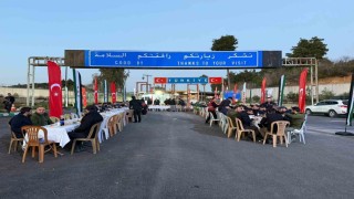 Yayladağı Gümrük Kapısında dostluk iftarı