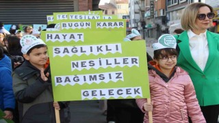 Yeşilaydan Uşakta farkındalık yürüyüşü