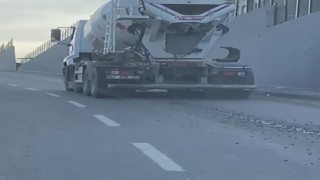 Yola beton döken sürücüye 3 bin TL ceza
