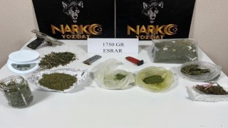 Yozgatta bin 750 gram esrar ele geçirildi
