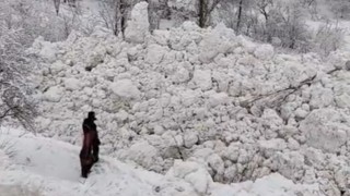 Yüksekovada aynı bölgede ikinci çığ