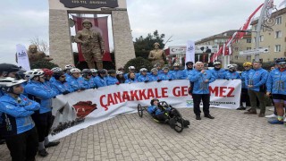 Zaferin 111inci yılında, 5i paralimpik 50 sporcu pedal çevirdi