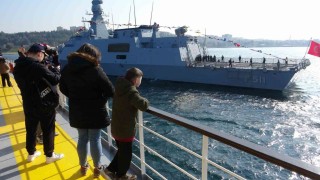 Ziyarete açılan TCG Heybeliada misafirlerini mest etti