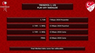 1., 2. ve 3. Ligde play-off tarihleri belli oldu