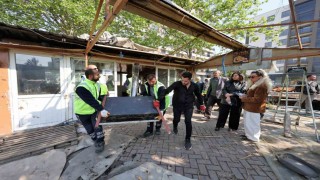 1050 Konutlardaki yeşil alan işgalden kurtarıldı