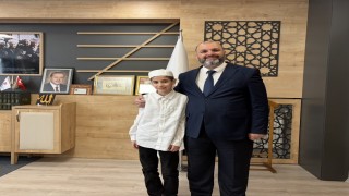 8 Ayda hafızlık eğitimini tamamladı
