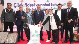 Adana’da Çiftçiye Fide Desteği