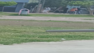 Adanada tüfekli sopalı kavga kamerada