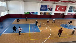 Adıyamanda kurum içi badminton turnuvası düzenlendi