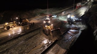 Adıyamanda şiddetli yağış heyelana neden oldu