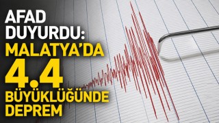 AFAD Duyurdu: Malatya’da 4.4 Büyüklüğünde Deprem