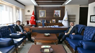 Afyonkarahisar Valisi Aktaştan Vali Kartala hayırlı olsun ziyareti