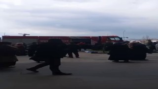 Ağrıda hastanede yangın paniği