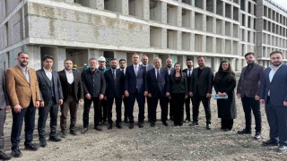 Ağrıda sağlık yatırımları sahada incelendi