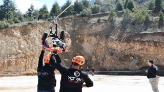 Akşehirde gerçeği aratmayan arama kurtarma tatbikatı