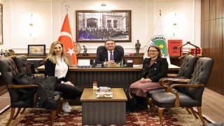 Alman başkatipten Başkan Erdeme ziyaret