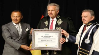 Almanyanın 10. Cumhurbaşkanı Wulffa Kocaelide fahri doktora