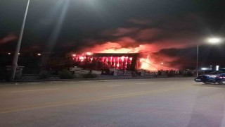 Ankarada fabrika yangını