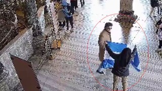 Ayasofya Camiinde provakasyon