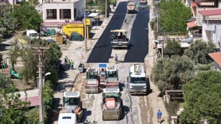 Aydın Büyükşehir Akbük yolunu yeniliyor