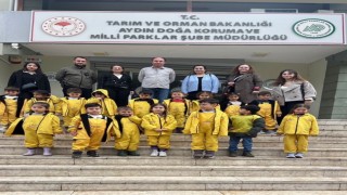 Aydında anaokulu öğrencileri Doğa Eğitim Merkezini gezdi