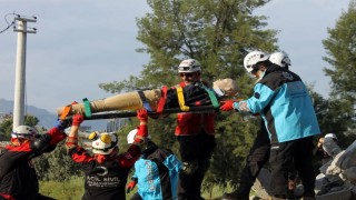 Aydında arama kurtarma tatbikatı yapıldı