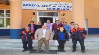 Aydında öğrencilere afet farkındalığı eğitimi