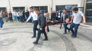 Aydında otel personeline afet farkındalık eğitimi ve tatbikat