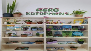 Aydıntepede öğrenciler için Agro Kütüphanesi oluşturuldu