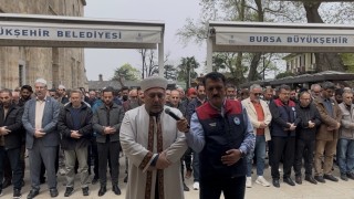 Ayla öğretmen ve 8 öğrenci için Bursada gıyabi cenaze namazı kılındı