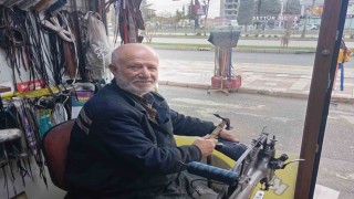 Baba mesleğini 45 yıldır sürdüren ustadan gençlere ‘meslek öğrenin tavsiyesi