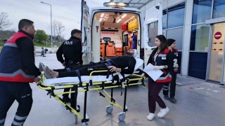 Bafrada bıçaklı kavga: 1 yaralı