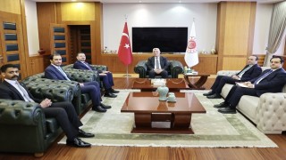 Bakan Bolat, Suudi Arabistan Büyükelçisi Abualnasrı kabul etti
