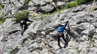 Balıkesir 7. Kaya Tırmanış Şenliği doğa tutkunlarını buluşturdu