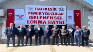 Balıkesir TCDD çalışanlarından geleneksel lokma hayrı