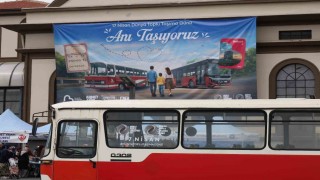 Balıkesirde toplu taşıma gününde nostalji rüzgârı