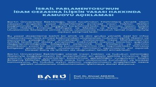 BARÜden, İsraile yasal düzenleme tepkisi