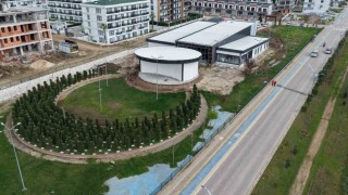 Başiskelede 15 Temmuz Bilim Merkezi inşaatı hızla yükseliyor