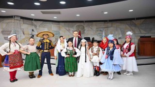 Başkan Akın, dünya çocuklarını ağırladı