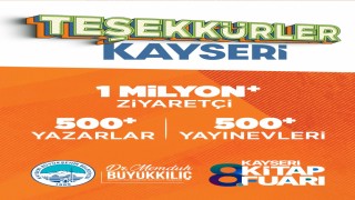 Başkan Büyükkılıç: Kitap Fuarında 1 milyona yakın kitapseveri buluşturduk