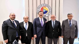 Başkan Dumandağ, TOBB Başkanı Hisarcıklıoğlu ile bir araya geldi