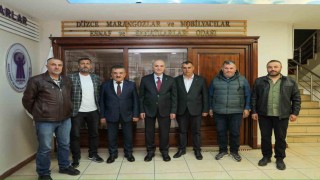 Başkan Faruk Özlü esnaf odalarını ziyaret etti