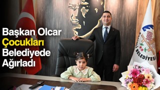 Başkan Olcar Çocukları Belediyede Ağırladı