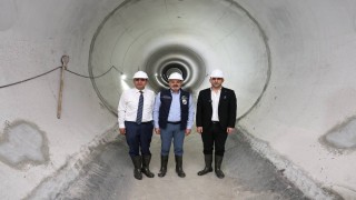 Başkan Öntürk, Türkiyenin en büyük atık su tüneli projesini inceledi