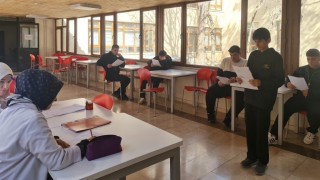 Bayburt Lisesinde hatiplik yarışması düzenlendi