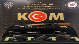 Bayburtta eğlence organizasyonlarında havaya ateş açanlara operasyon yapıldı