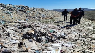 Bayburtta katı atık sahasında çevre denetimi yapıldı