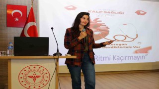 Bayburtta personele yönelik düzenlenen eğitimde kalp sağlığına dikkat çekildi