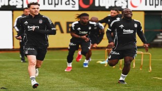 Beşiktaşta Samsunspor mesaisi devam etti