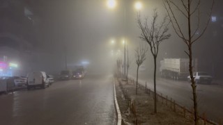 Besnide sağanak ve sis etkili oldu